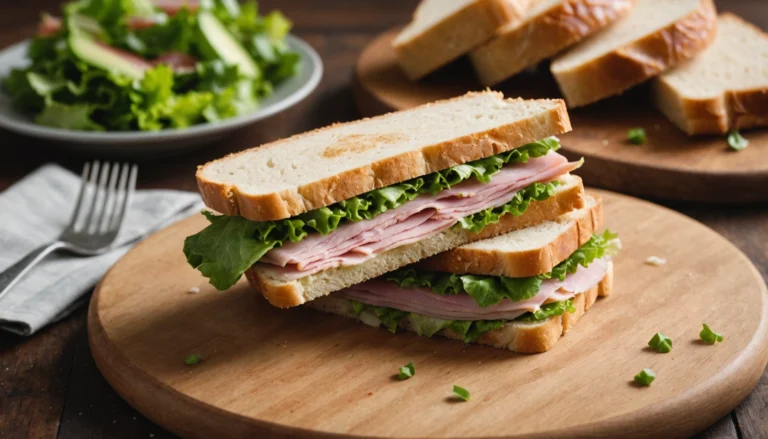 sandwich pain de mie jambon